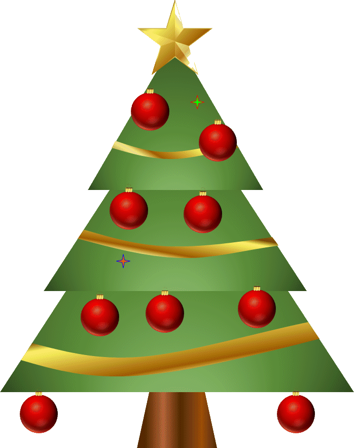 Blinkender Weihnachtsbaum