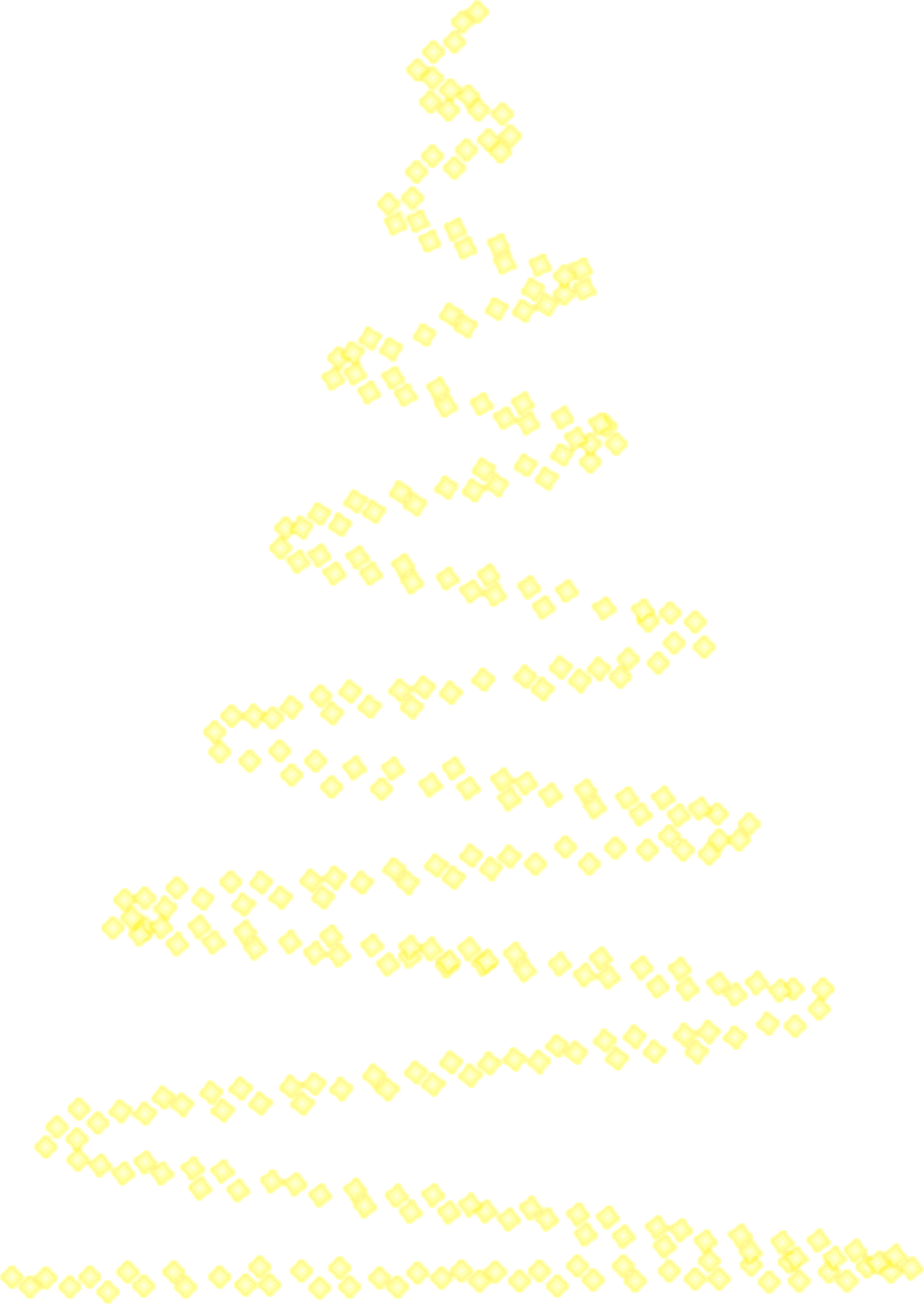 blinkender stilisierter Weihnachtsbaum /Lichterkette